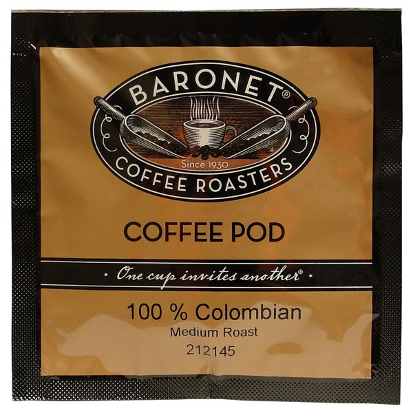 Baronet Colombian Coffee Pods - 200 Count Hospitality Pack