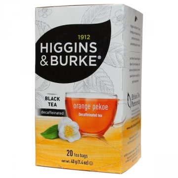Higgins & Burke Orange Pekoe Decaf Tea -20ct