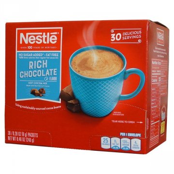 Nestle No Sugar Added Hot Cocoa -30ct box