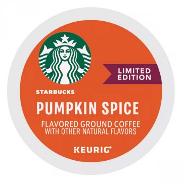 Starbucks Pumpkin Spice Flavored K-cups 22ct