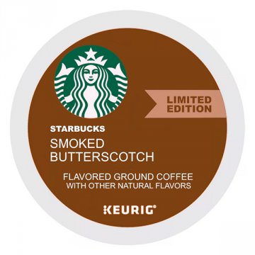 Starbucks Smoked Butterscotch Flavored K-cups 22ct