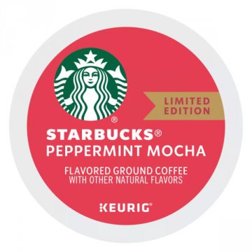 Starbucks Peppermint Mocha Flavored K-cups 22ct