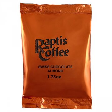 Raptis Swiss Chocolate Almond Flavored Coffee Packets