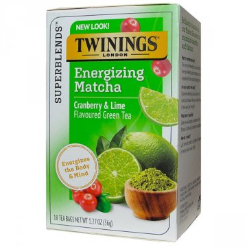Twinings Energize - Matcha, Cranberry, Lime, Green Tea
