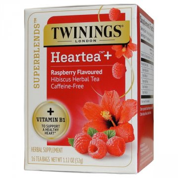 Twinings Superblends Heartea+ Raspberry Hibiscus Herbal Tea