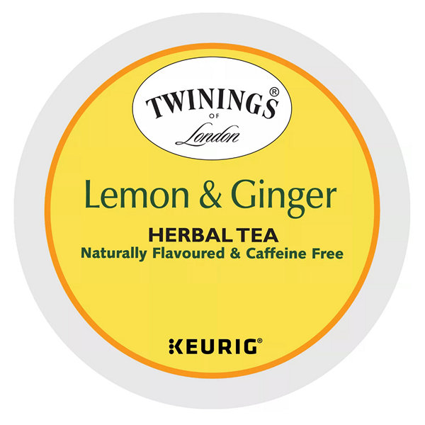 Twinings Lemon Ginger Herbal Tea K cups