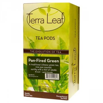 Terra Leaf Pan-Fired Green Tea Pods 18ct