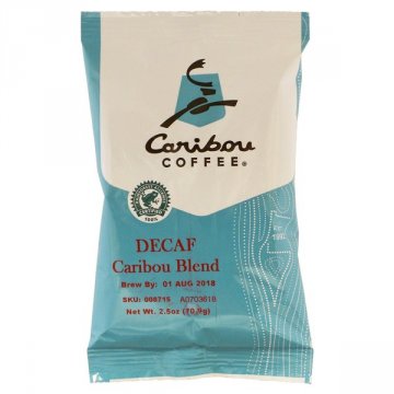 Caribou Blend Decaf Ground Coffee Packets 18ct