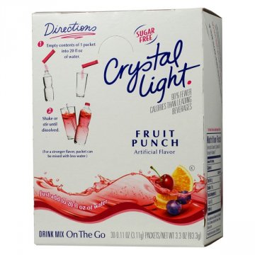 Crystal Light On The Go - Fruit Punch -30ct