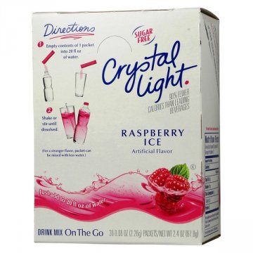Crystal Light On The Go - Raspberry Ice -30ct