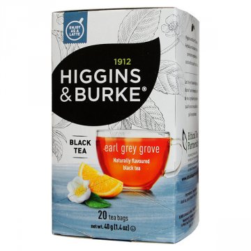 Higgins & Burke Earl Grey Grove Tea - 20ct