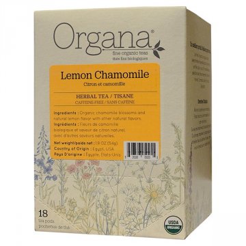Organa Lemon Chamomile Tea Pods - 18ct