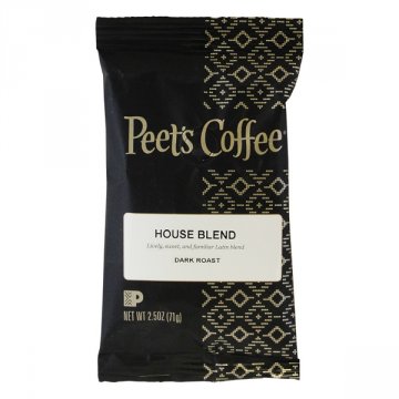 Peets House Blend Ground Coffee Packets -18ct