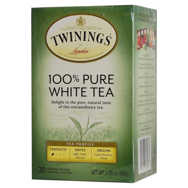 Twinings Pure White Tea - 20 tea bags