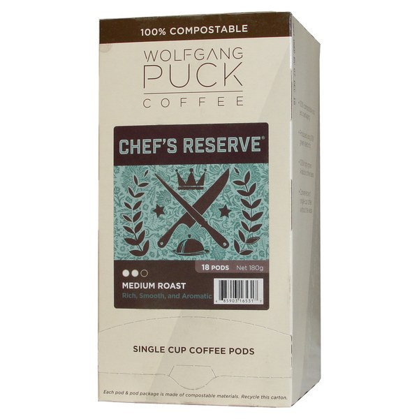 Wolfgang Puck Chef S Reserve Coffee Pods 18ct - rbx rich